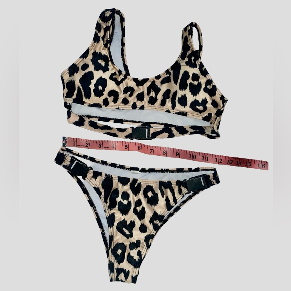 Leopard Print Bikini Set - Picture 4 of 8